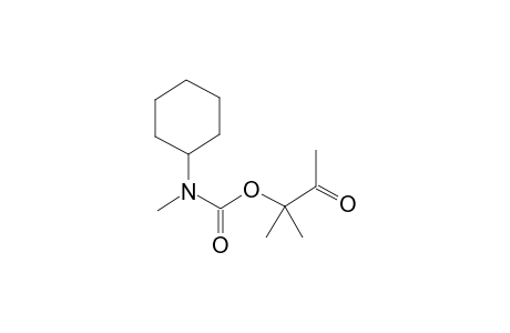 2-Methyl-3-oxobutan-2-yl cyclohexyl(methyl)carbamate
