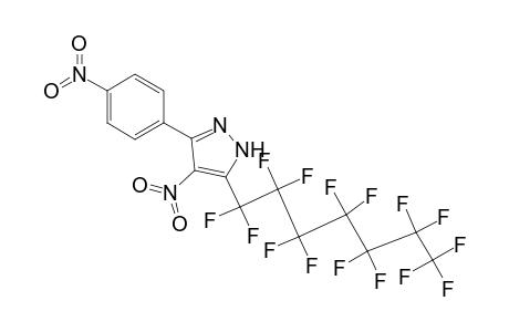1H-Pyrazole, 4-nitro-3-(4-nitrophenyl)-5-(pentadecafluoroheptyl)-