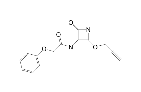 CIS-3-PHENOXYACETAMIDO-4-PROPARGYLOXY-2-AZETIDINONE