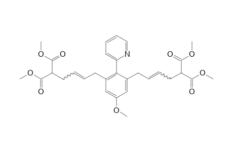 (2E,Z,2'E,Z)-Tetramethyl [5-methoxy-2-(pyridin-2-yl)-1,3-phenylene][bis(but-2-ene-4,1-diyl)]dimalonate