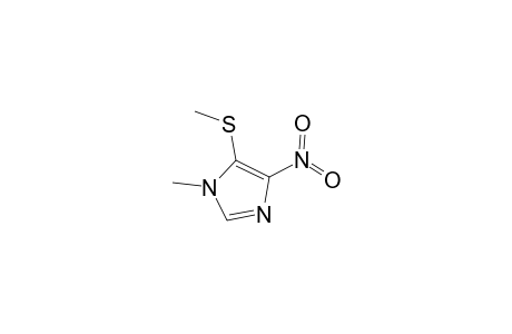 1-Methyl-5-(methylthio)-4-nitro-imidazole