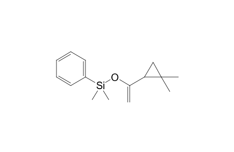 1-(2,2-Dimethylcyclopropyl)-1-dimethylphenylsilyloxyethene