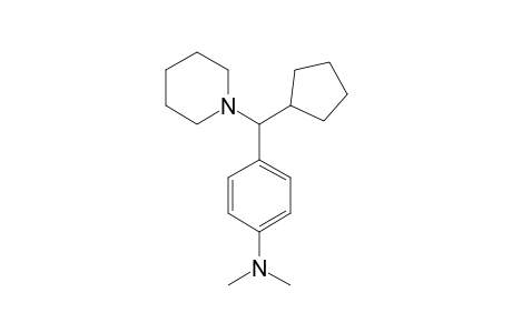 N,N-DIMETHYL-4-[(1-PIPERIDINO-1-CYCLOPENTYL)-METHYL]-ANILINE