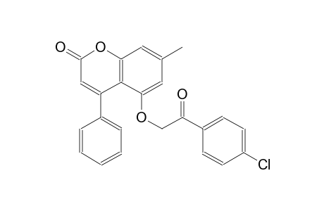 5-[2-(4-chlorophenyl)-2-oxoethoxy]-7-methyl-4-phenyl-2H-chromen-2-one