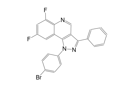 1-(4-bromophenyl)-6,8-difluoro-3-phenyl-1H-pyrazolo[4,3-c]quinoline