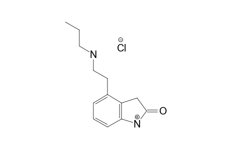 IMPURITY-A;4-[2-(PROPYLAMINO)-ETHYL]-1,3-DIHYDRO-2H-INDOL-2-ONE-HYDROCHLORIDE