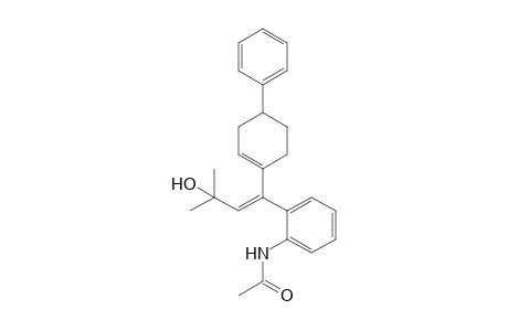3-Methyl-1-(2'-acetamidophenyl)-1-(4"-phenylcyclohex-1"-enyl)-1-buten-3-ol