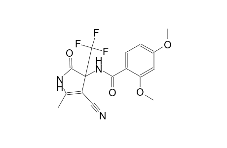 N-[4-cyano-5-methyl-2-oxo-3-(trifluoromethyl)-2,3-dihydro-1H-pyrrol-3-yl]-2,4-dimethoxybenzamide