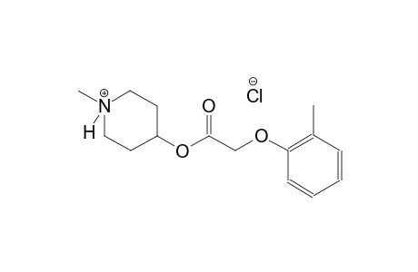 1-methyl-4-{[(2-methylphenoxy)acetyl]oxy}piperidinium chloride