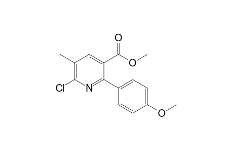 Methyl 6-Chloro-2-(4-methoxyphenyl)-5-methyl-3-pyridinecarboxylate