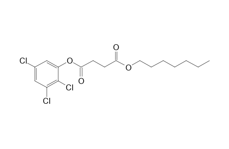 Succinic acid, heptyl 2,3,5-trichlorophenyl ester