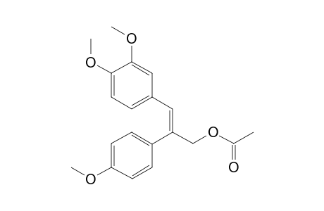 3-(3',4'-Dimethoxyphenyl-2-(p-methoxyphenyl)prop-2-enyl Acetate