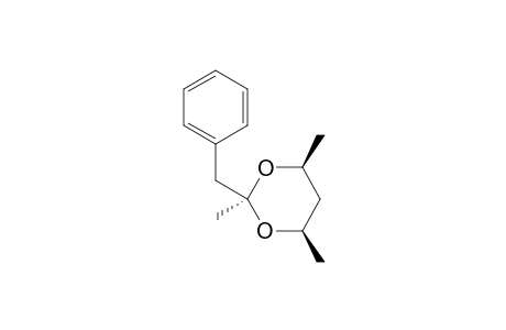 (2s,4R,6S)-2-benzyl-2,4,6-trimethyl-1,3-dioxane
