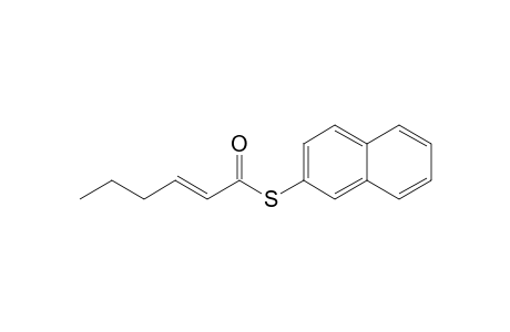 (E)-2-hexenethioic acid S-(2-naphthalenyl) ester
