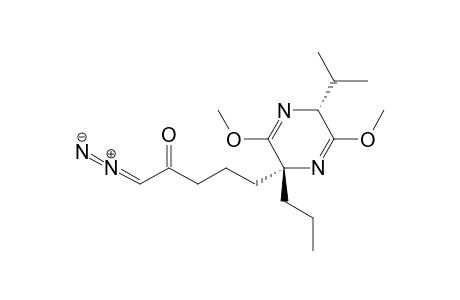 (2'R,5'R)-1-Diazo-5-(5-isopropyl-3,6-dimethoxy-2-propyl-2,5-dihydropyrazin-2-yl)pentan-2-one