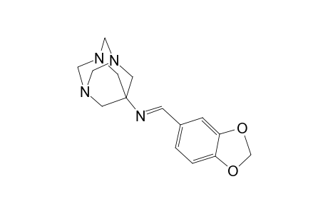 (Benzo[1,3]dioxol-5-ylmethylene)(1,3,5-triazatricyclo[3.3.1.1(3,7)]dec-7-yl)amine