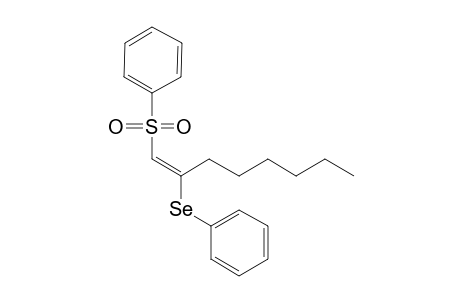 [(E)-2-(phenylseleno)oct-1-enyl]sulfonylbenzene