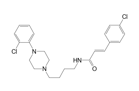 3-(4-Chlorophenyl)-N-(4-(4-(2-chlorophenyl)piperazin-1-yl)butyl)acryl amide