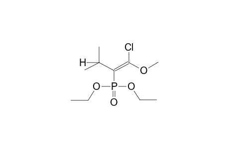 DIETHYL (E)-1-ISOPROPYL-2-CHLORO-2-METHOXYVINYLPHOSPHONATE
