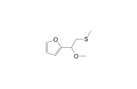 2-[1-methoxy-2-(methylthio)ethyl]furan