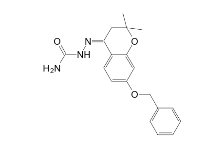 (4Z)-7-(Benzyloxy)-2,2-dimethyl-2,3-dihydro-4H-chromen-4-one semicarbazone