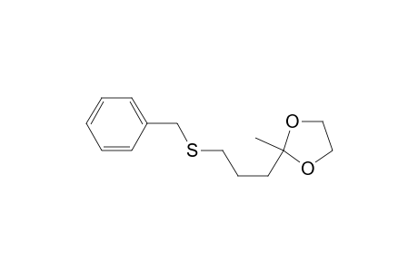 2-[3-(Benzylthio)propyl]-2-methyl-1,3-dioxolane
