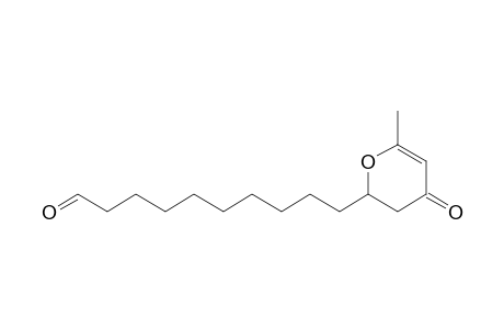 10-(6-Methyl-4-oxo-3,4-dihydro-2H-pyran-2-yl)decanal