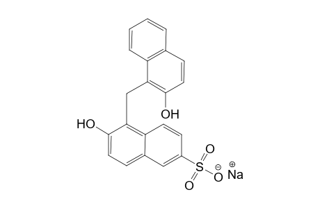 6-HYDROXY-5-[(2-HYDROXY-1-NAPHTHYL)METHYL]-2-NAPHTHALENESULFONIC ACID, SODIUM SALT