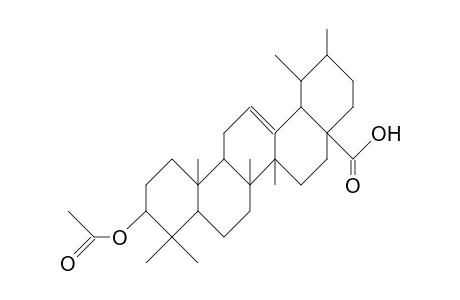 Urs-12-en-28-oic acid, 3-(acetyloxy)-, (3.beta.)-