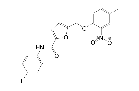 N-(4-fluorophenyl)-5-[(4-methyl-2-nitrophenoxy)methyl]-2-furamide