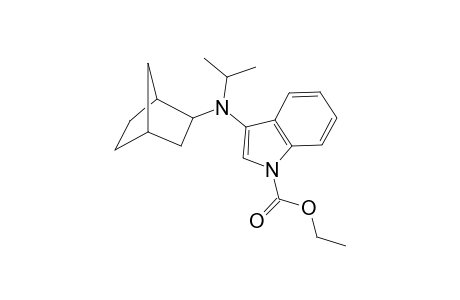 N-(Ethoxycarbonyl)-3-(exo)-indol-3'-yl]-N-isopropylbicyclo[2.2.1]heptane-2-(endo)-amine