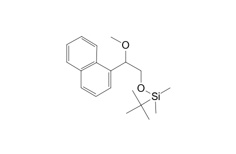 2-(tert-Butyldimethylsilyloxy)-1-methoxy-1-naphthalen-1-ylethane