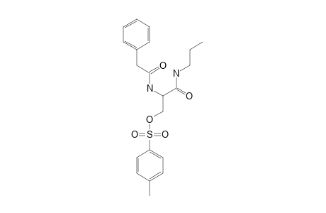 N-BENZOYLOXYCARBONYL-O-TOSYL-DL-SERINE-PROPYL-AMIDE