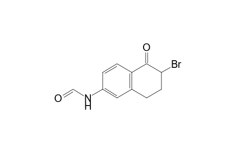 N-(2-Bromo-1,2,3,4-tetrahydro-1-oxonaphthalen-6-yl)formamide