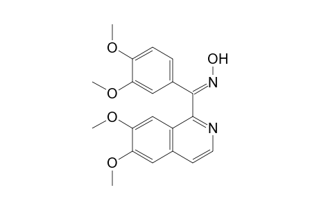 Methanone, (6,7-dimethoxy-4-isoquinolinyl)(3,4-dimethoxyphenyl)-, oxime