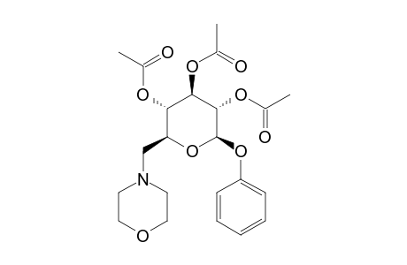 PHENYL_2,3,4-TRI-O-ACETYL-6-DEOXY-6-(MORPHOLIN-4-YL)-BETA-D-GLUCOPYRANOSIDE