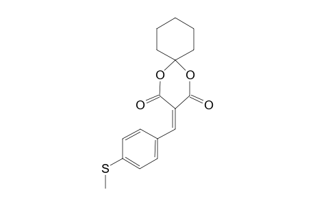 1,5-Dioxaspiro[5.5]undecane-2,4-dione, 3-(4-methylsulfanylbenzylidene)-