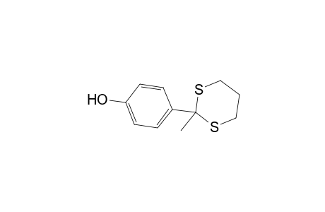 2-Methyl-2-(4-hydroxyphenyl)-1,3-dithiane