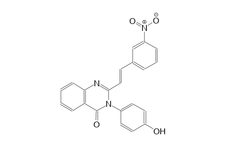 3-(4-hydroxyphenyl)-2-[(E)-2-(3-nitrophenyl)ethenyl]-4(3H)-quinazolinone
