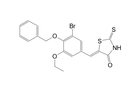 (5Z)-5-[4-(benzyloxy)-3-bromo-5-ethoxybenzylidene]-2-thioxo-1,3-thiazolidin-4-one