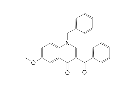 4(1H)-quinolinone, 3-benzoyl-6-methoxy-1-(phenylmethyl)-