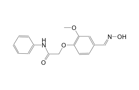 2-{4-[(E)-(hydroxyimino)methyl]-2-methoxyphenoxy}-N-phenylacetamide