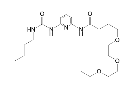 N-(6-(3-butylureido)pyridin-2-yl)-4-(2-(2-ethoxyethoxy)ethoxy)butanamide