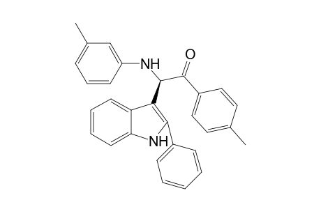 2-(2-Phenyl-1H-indol-3-yl)-1-p-tolyl-2-(m-tolylamino)ethanone
