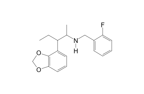 N-(2-Fluorobenzyl)-3-(2,3-methylenedioxyphenyl)pentan-2-amine