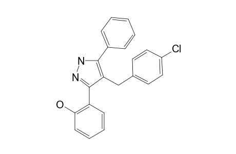 4-(4-Chlorobenzyl)-3(5)-(2-hydroxyphenyl)-5(3)-phenylpyrazole
