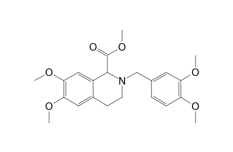 1-METHOXYCARBONYL-2-(3',4'-DIMETHOXYBENZYL)-6,7-DIMETHOXY-1,2,3,4-TETRAHYDROISOQUINOLINE