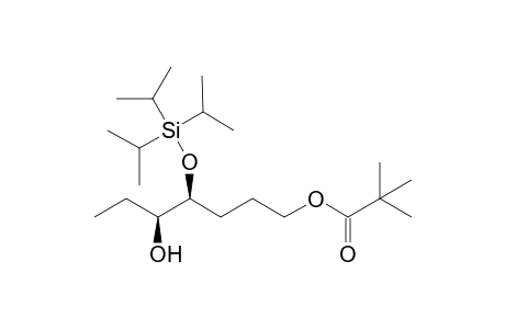 (5S)-(+)-Hydroxy-(4S)-(triisopropylsilyloxy)heptyl pivalate