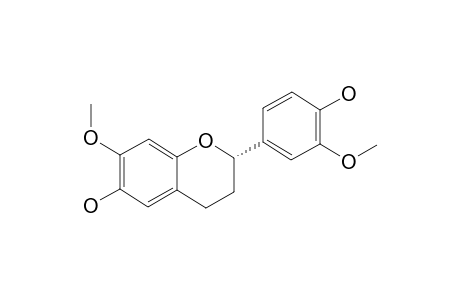 GRIFFINOID_B;(2-S)-6,4'-DIHYDROXY-7,3'-DIMETHOXYFLAVAN