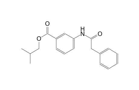 benzoic acid, 3-[(phenylacetyl)amino]-, 2-methylpropyl ester